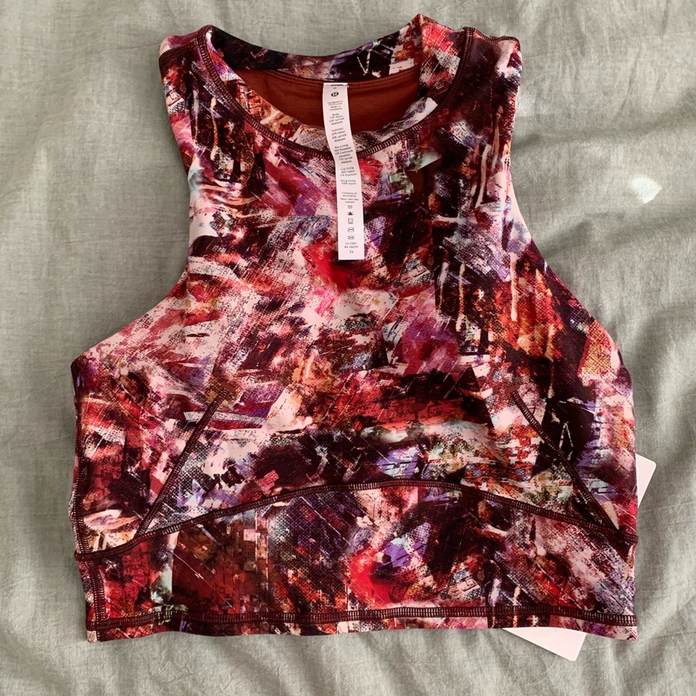 Lululemon everlust and mesh cropped tank